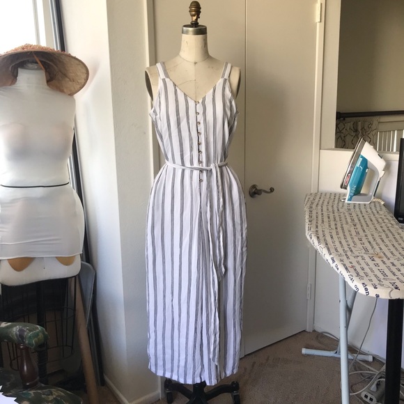 American Eagle Outfitters Pants - Striped jumpsuit